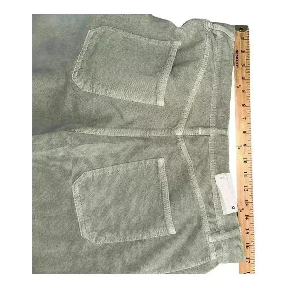 Zara Womens Khaki Green Wide Leg Piper Chino, XL - Picture 7 of 9